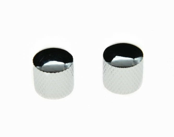 *NEW DOME CONTROL KNOBS for Fender Telecaster Tele Guitar Parts 6 MM Chrome