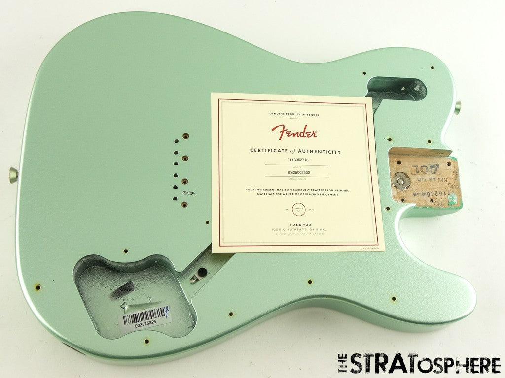 Fender American Professional II Telecaster Deluxe BODY, Tele Mystic Surf Green